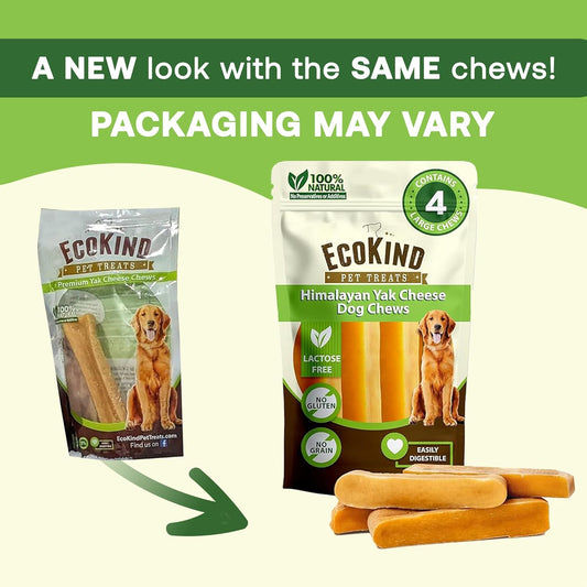 Dog Yak Chews for Large Dogs (1 lb to 5lb Bags)