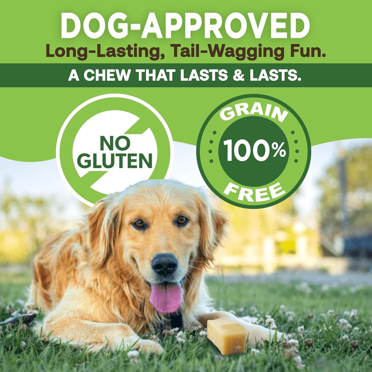 Dog Yak Chews for Large Dogs (1 lb to 5lb Bags)